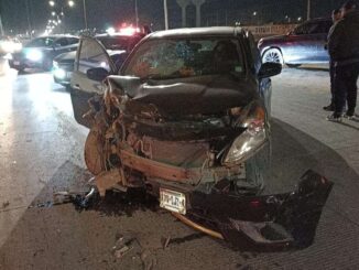 Accidente vial en cruce de los bulevares Independencia y Libramiento Regional