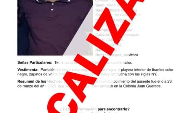 localiza-fiscalia-a-joven-de-19-anos-con-reporte-de-desaparicion.jpg Localiza Fiscalía a joven de 19 años con reporte de desaparición