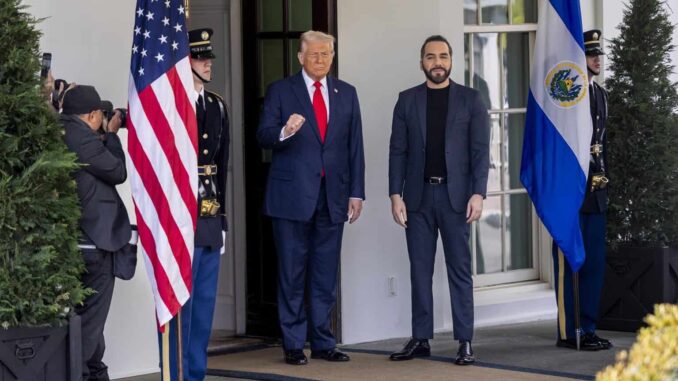 Bukele dice a Trump que EE.UU. tiene un problema de terrorismo y que El Salvador desea ayudar