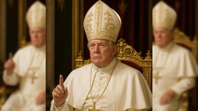 trump-postea-en-su-cuenta-de-truth-social-una-foto-vestido-de-papa.jpg Trump postea en su cuenta de Truth Social una foto vestido de papa