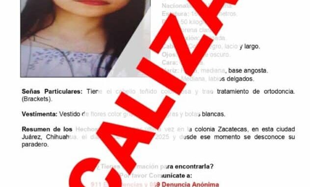 localiza-fem-a-mujer-reportada-como-ausente-en-ciudad-juarez.jpg Localiza FEM a mujer reportada como ausente en Ciudad Juárez