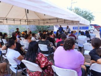 Inaugura JMAS Chihuahua red de drenaje en la colonia Las Cruces