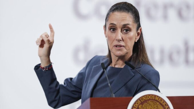 Sheinbaum a Trump tras dichos de cárteles mexicanos