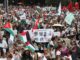Marchan en CDMX para exigir la entrada de alimentos y medicinas a Gaza