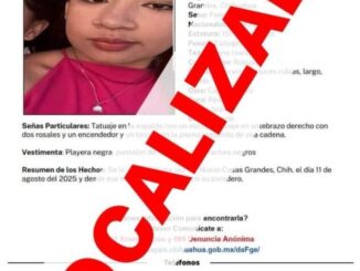 Localiza FEM Noroeste a mujer con reporte de ausencia en NCG