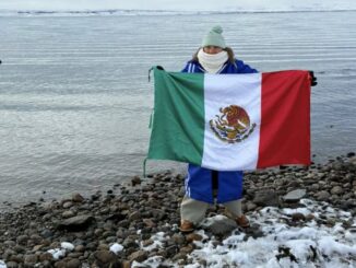 Elizabeth Hernández, la mexicana que desafía las heladas aguas del Glaciar Perito Moreno