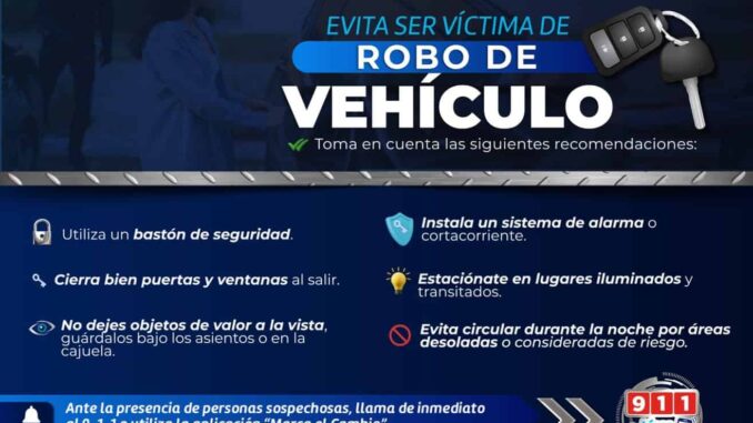 emite-policia-municipal-recomendaciones-para-evitar-robos-o-danos-a-vehiculos.jpeg Emite Policía Municipal recomendaciones para evitar robos o daños a vehículos